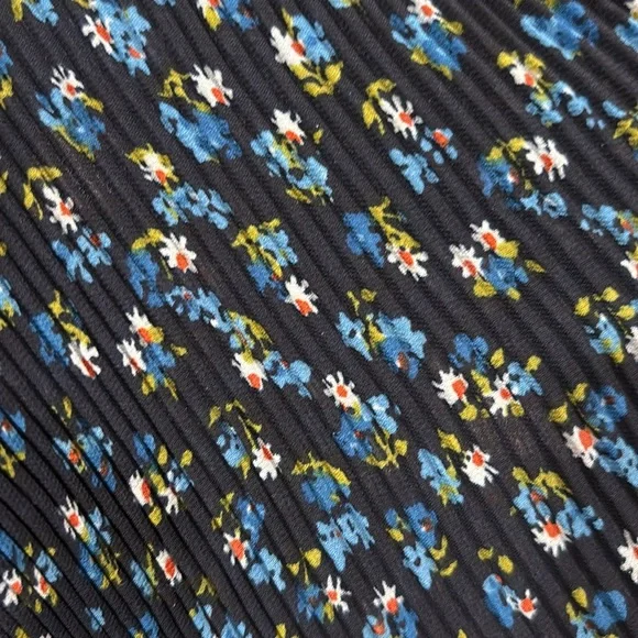 Madewell Plisse Dress. Size L. - Picture 9 of 10